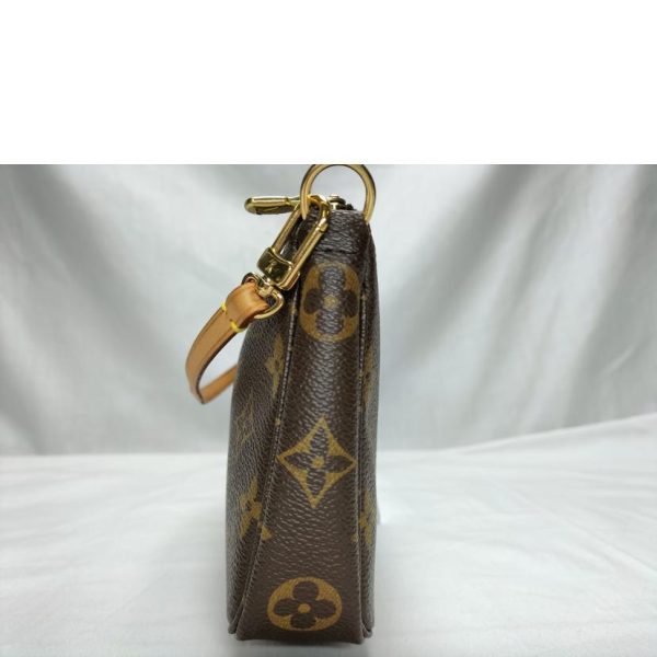 81294 4 Louis Vuitton Pochette Accessoire Monogram Clutch Bag Brown