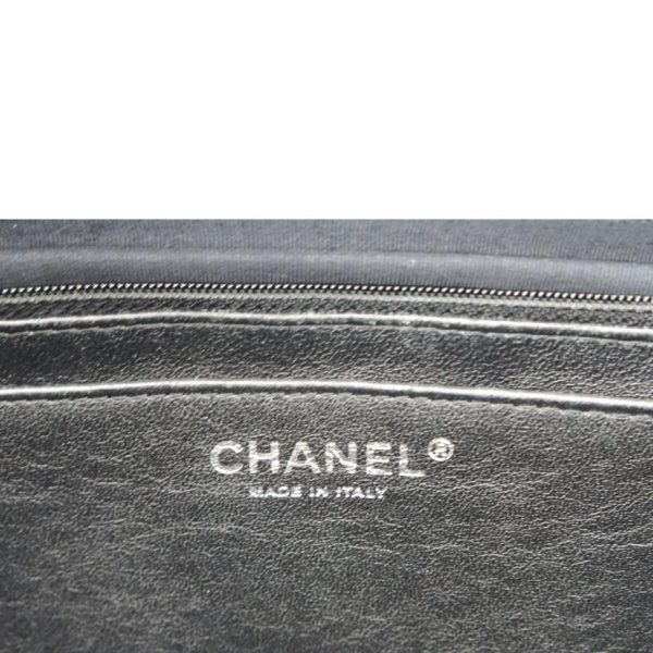 81317 6 Chanel Caviar Skin Big Matelassé Bag Black