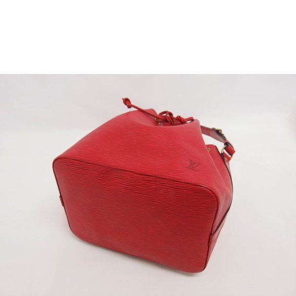 81344 3 Louis Vuitton Petit Noe Shoulder Bag Epi Red