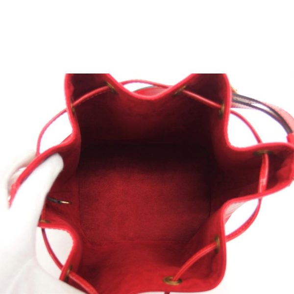 81344 5 Louis Vuitton Petit Noe Shoulder Bag Epi Red