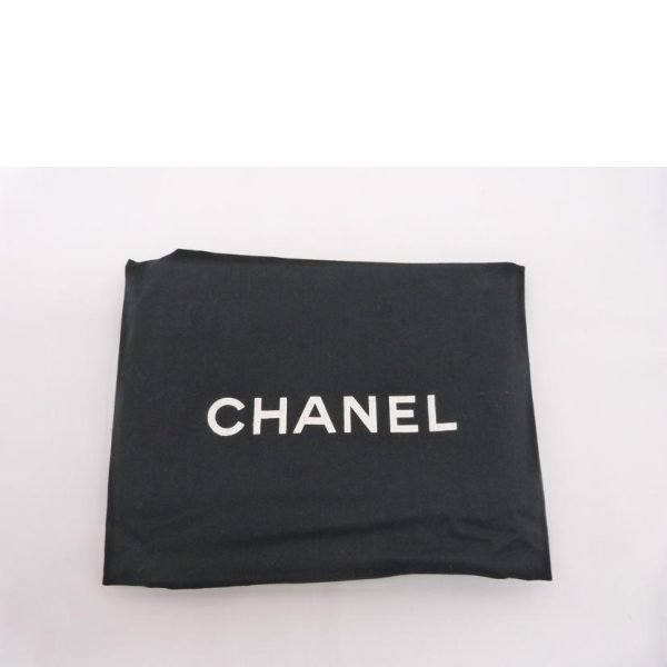 81363 6 Chanel Wild Stitch Coco Mark Chain Tote Bag Black