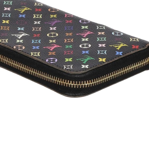 81385 6 Louis Vuitton Zippy Wallet Multicolor Noir Wallet