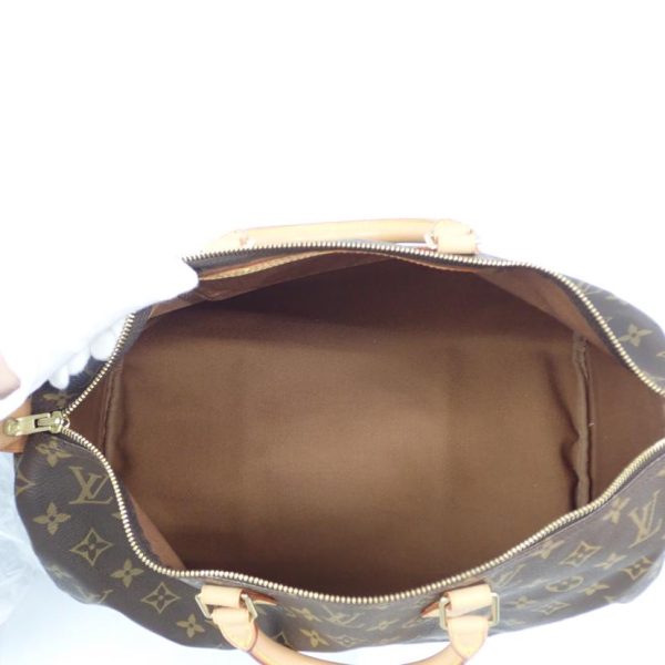 81386 5 Louis Vuitton Speedy 40 Monogram Bag Brown