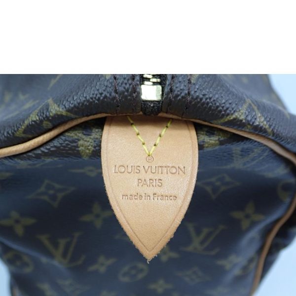 81386 8 Louis Vuitton Speedy 40 Monogram Bag Brown