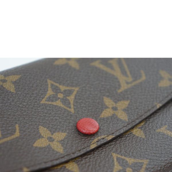 81392 7 Louis Vuitton Portefeuille Emily Wallet Monogram Rouge