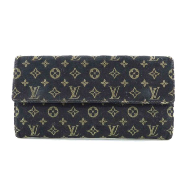 81516 1 Louis Vuitton Portefeuil Sarah Monogram Mini Run Wallet Brown