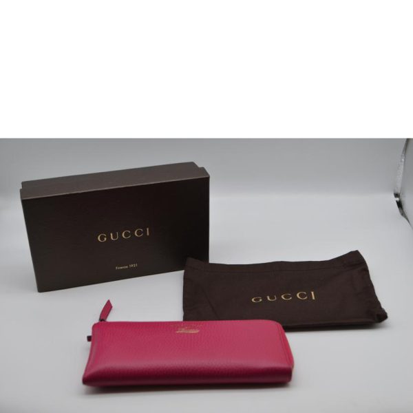 81544 8 Gucci Swing L Round Zipper Long Wallet