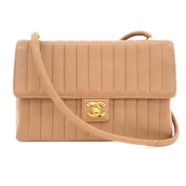 81553 1 Chanel Mademoiselle Shoulder Bag Beige