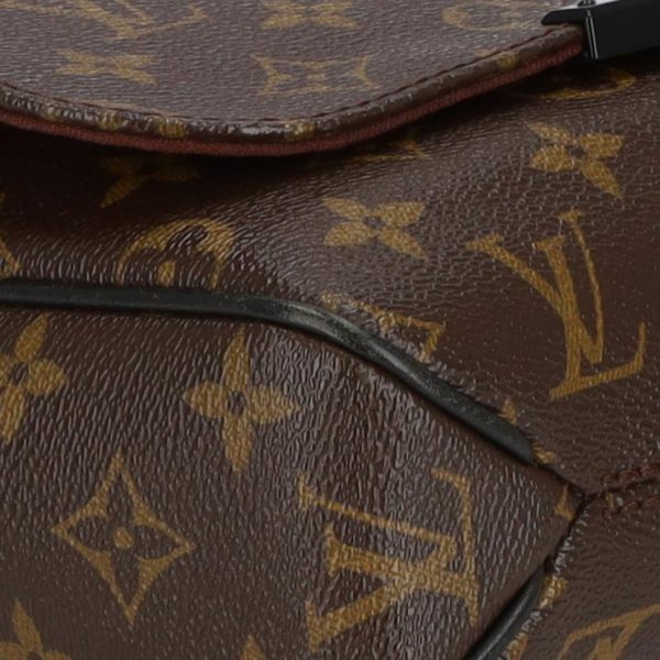 81584 6 Louis Vuitton District PM Monogram Macassar Bag Brown