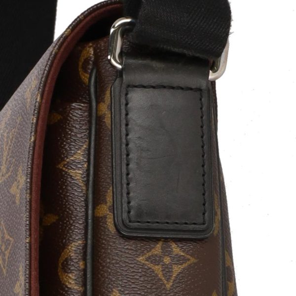 81584 7 Louis Vuitton District PM Monogram Macassar Bag Brown