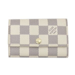 81712 1 Furla Babylon Leather Card Case Blue Light Beige