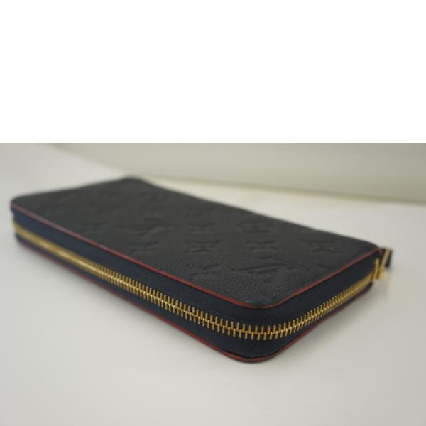 81750 3 Louis Vuitton Zippy Wallet Empreinte Marine Rouge