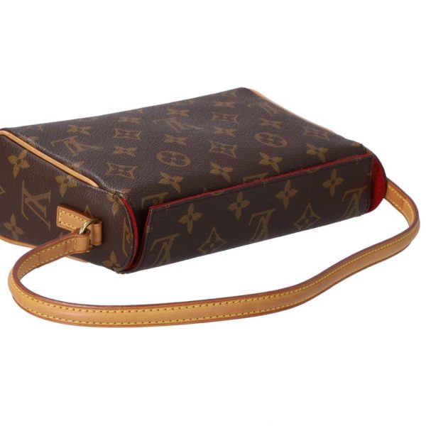 81859 4 Louis Vuitton Recital Monogram Clutch Bag Brown