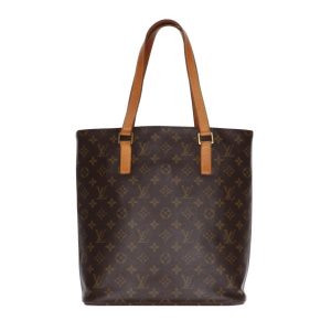 81911 1 Balenciaga Brown Signature Monogram XS Bistro Basket Tote