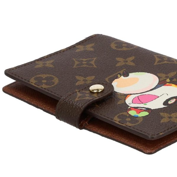 81959 4 Louis Vuitton Agenda PM Monogram Panda Pouch Brown