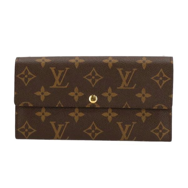 81966 1 Louis Vuitton Porfeuille Sara Monogram Bag Brown