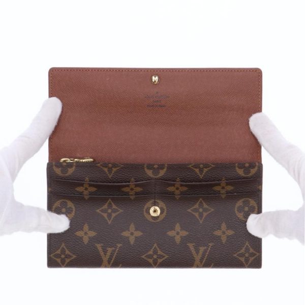 81966 4 Louis Vuitton Porfeuille Sara Monogram Bag Brown