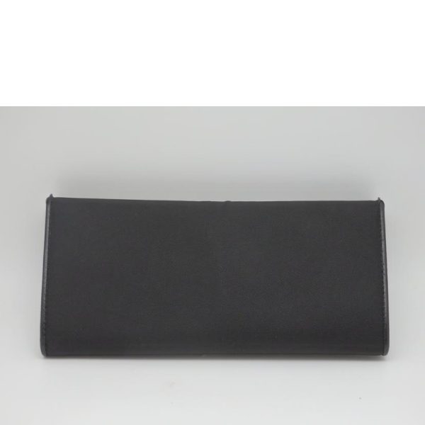 81985 2 Prada Long Wallet with Pass Case Black