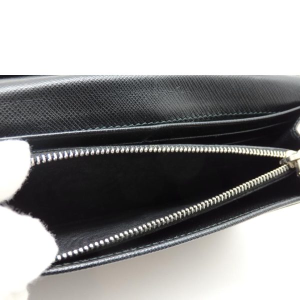 81985 7 Prada Long Wallet with Pass Case Black