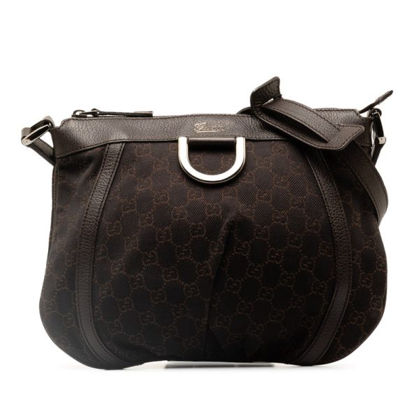 81zng2gpwbrr5n68 1 Gucci GG Canvas Abby Shoulder Bag Brown