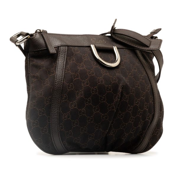 81zng2gpwbrr5n68 2 Gucci GG Canvas Abby Shoulder Bag Brown