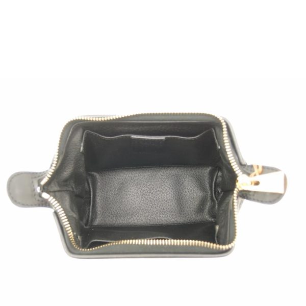 82011 4 Celine Macadam Cosmetic Pouch Bag Black