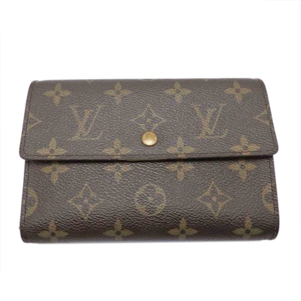 82029 1 Louis Vuitton Porte Tresor Etuit Papier Wallet Brown