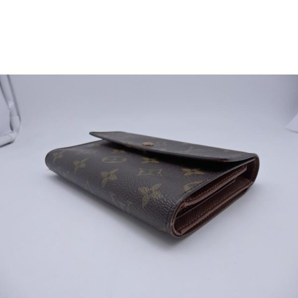 82029 3 Louis Vuitton Porte Tresor Etuit Papier Wallet Brown