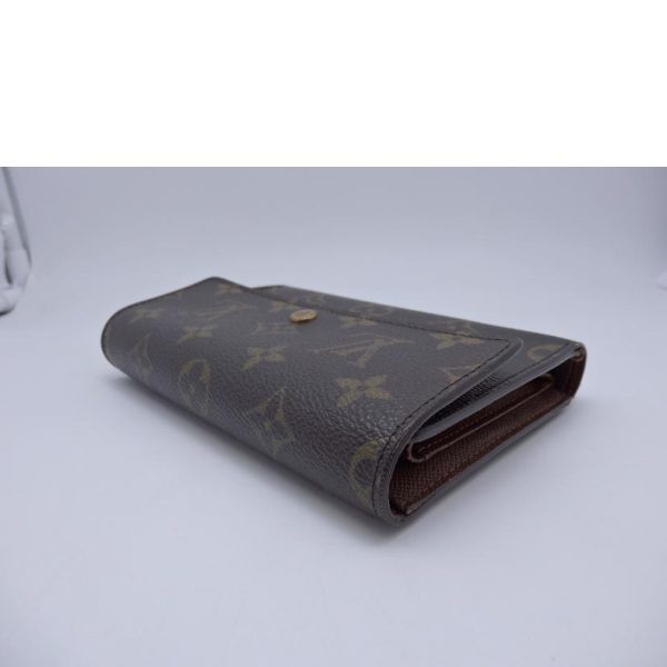 82029 4 Louis Vuitton Porte Tresor Etuit Papier Wallet Brown