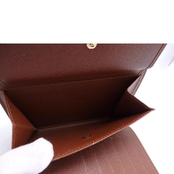 82029 7 Louis Vuitton Porte Tresor Etuit Papier Wallet Brown