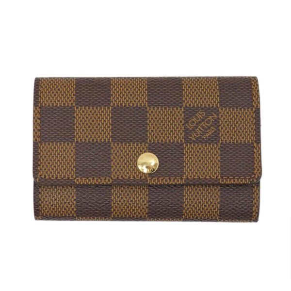 82078 1 Louis Vuitton Multiclés 6 Key Case Damier Ebene