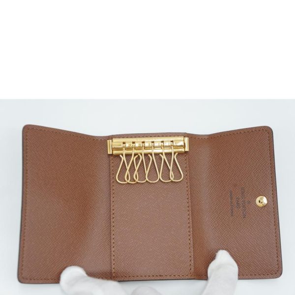 82085 4 Louis Vuitton Multicle Monogram Key Holder Brown