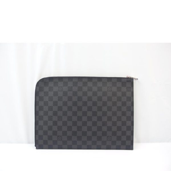 82153 2 Louis Vuitton Pochette Jour GM Bag Damier Graphite