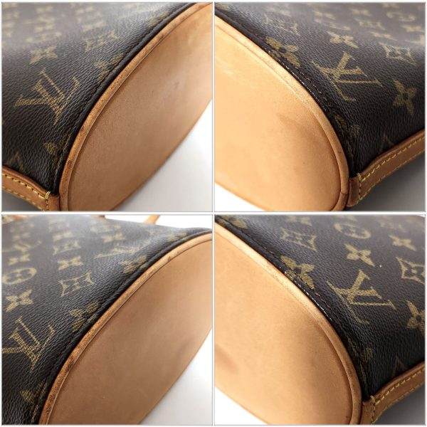 822 3 Louis Vuitton Monogram Drouot Shoulder Bag Canvas Brown