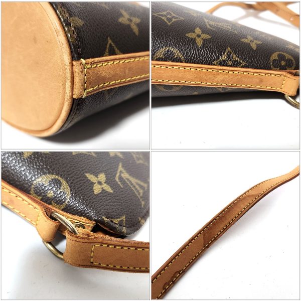 822 4 Louis Vuitton Monogram Drouot Shoulder Bag Canvas Brown