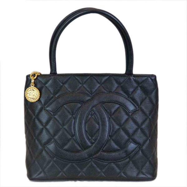 82333 1 Chanel Leather Tote Bag Black