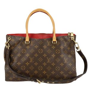 82437 1 Louis Vuitton Monogram Pallas Clutch 2WAY Shoulder Bag