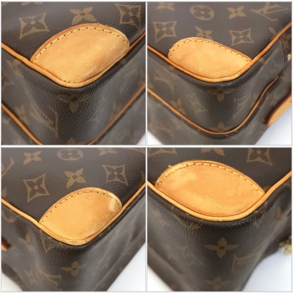 825 3 Louis Vuitton Monogram Nile Shoulder Bag Canvas Brown