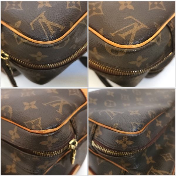 825 4 Louis Vuitton Monogram Nile Shoulder Bag Canvas Brown