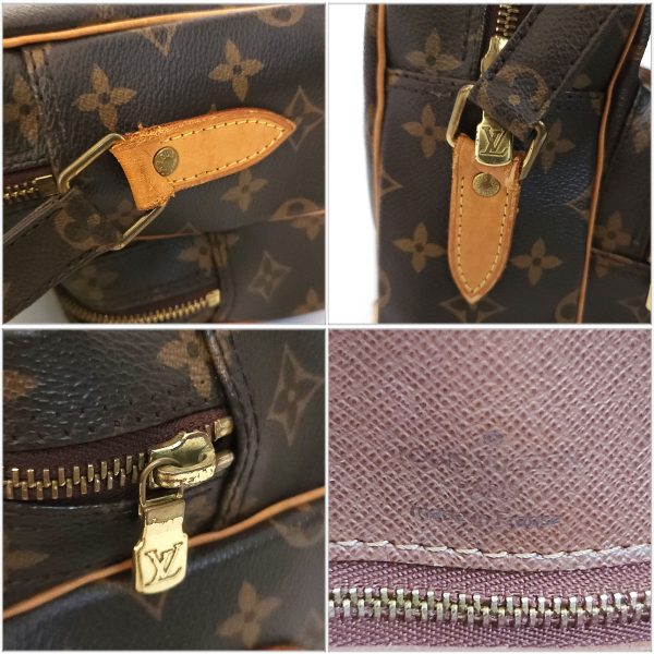 825 5 Louis Vuitton Monogram Nile Shoulder Bag Canvas Brown