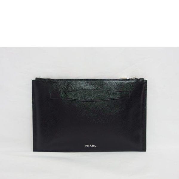 82504 2 Prada Bijou Studs Clutch Bag Black