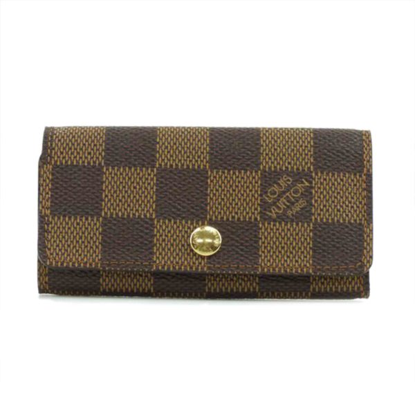 82537 1 Louis Vuitton Multicle 4 Damier Wallet Brown