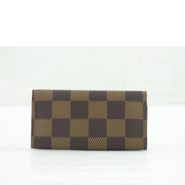 82537 2 Louis Vuitton Multicle 4 Damier Wallet Brown