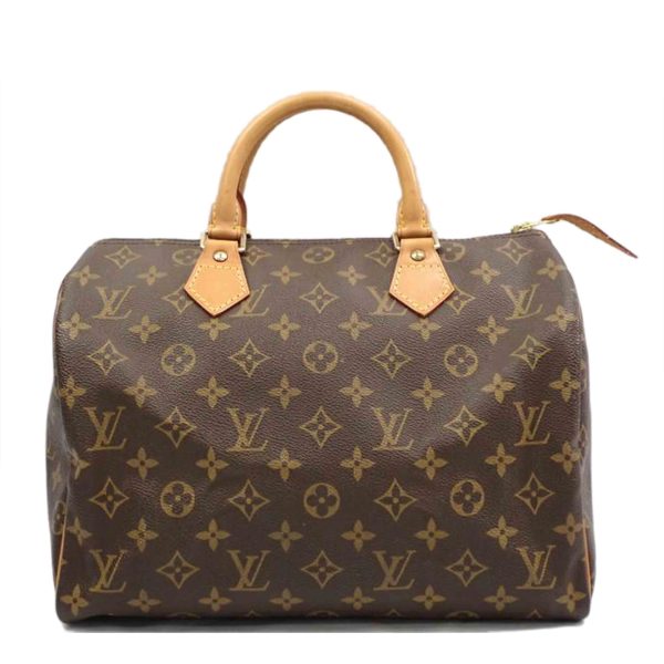 82574 1 Louis Vuitton Speedy 30 Monogram Bag Brown