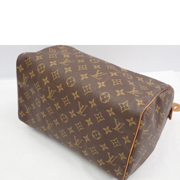 82574 3 Louis Vuitton Speedy 30 Monogram Bag Brown