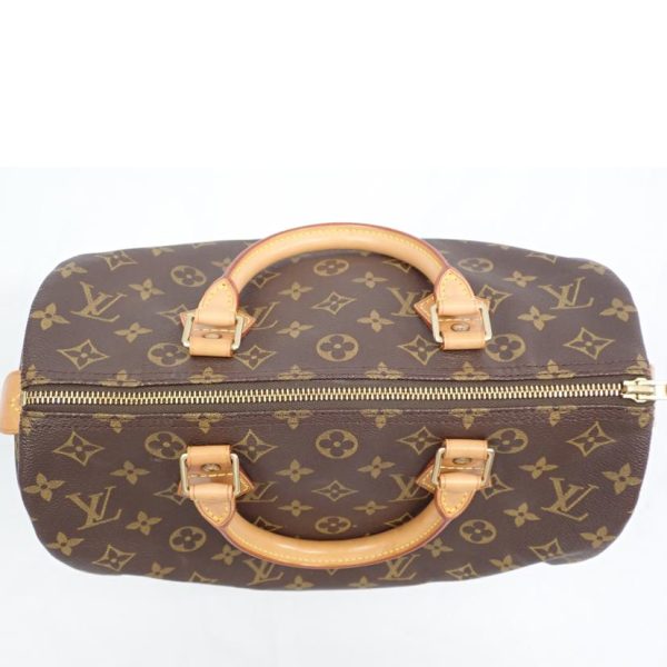 82574 7 Louis Vuitton Speedy 30 Monogram Bag Brown