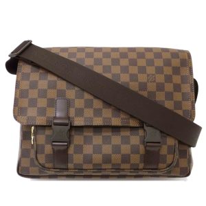 82635 1 Louis Vuitton Monogram Saumur 35 Crossbody Shoulder Bag Brown