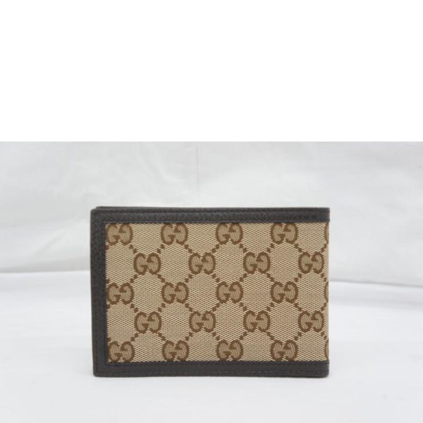 82692 2 Gucci GG Canvas Leather Wallet Beige