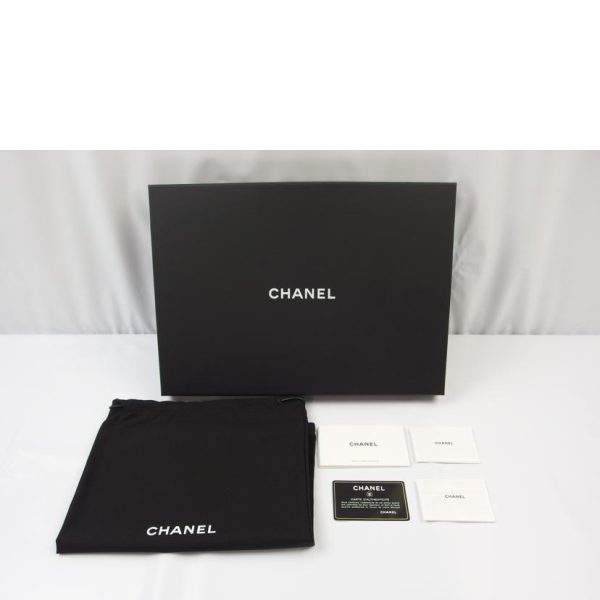 82726 6 Chanel Matelasse Clutch Bag Black