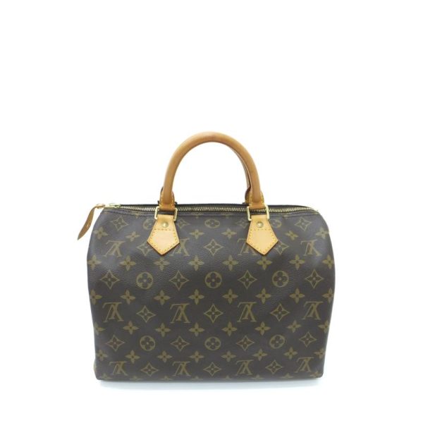 82727 1 Louis Vuitton Speedy Monogram Handbag Brown